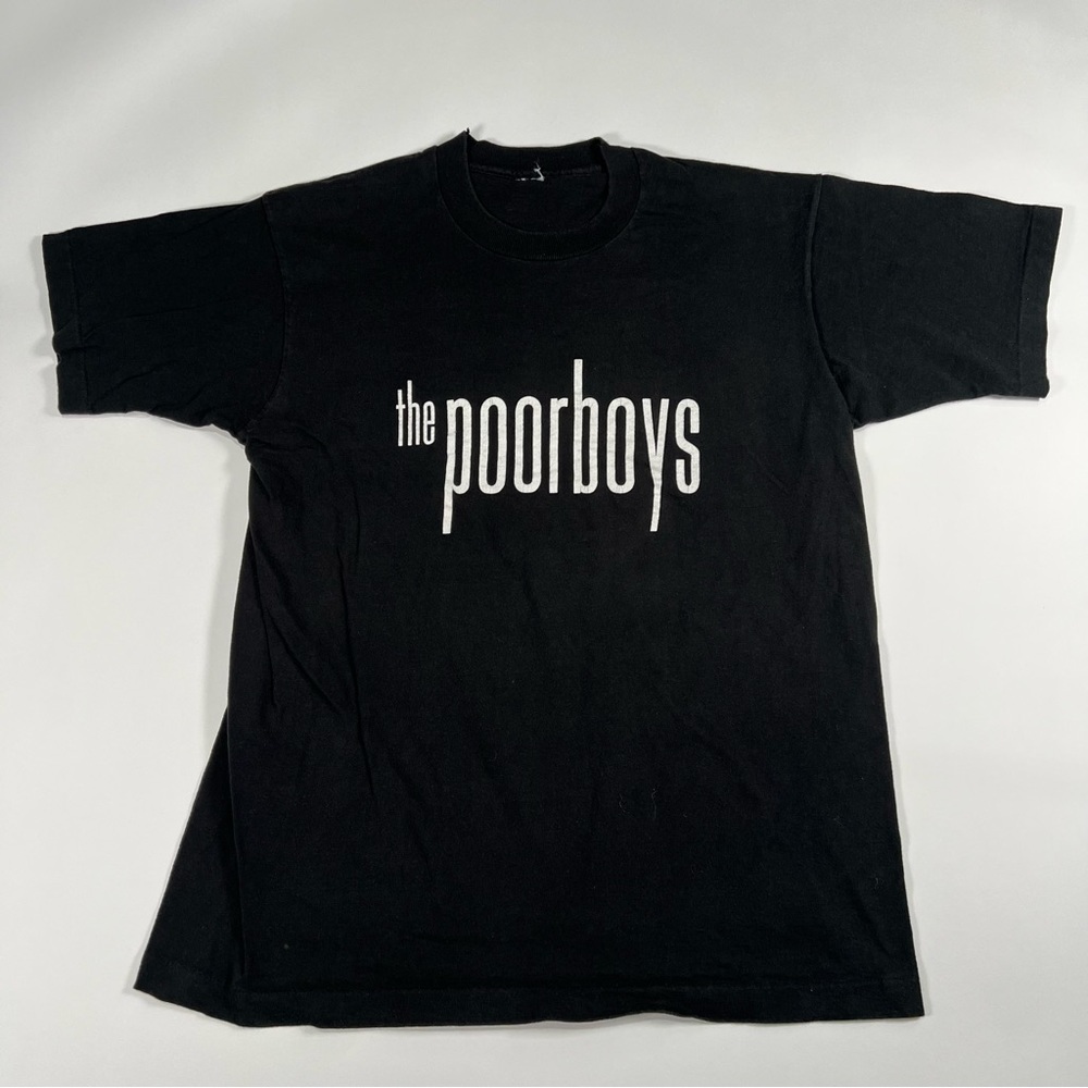 Vintage The Poorboys Pardon Me Album Promo Black Shirt Single Stitch Tee